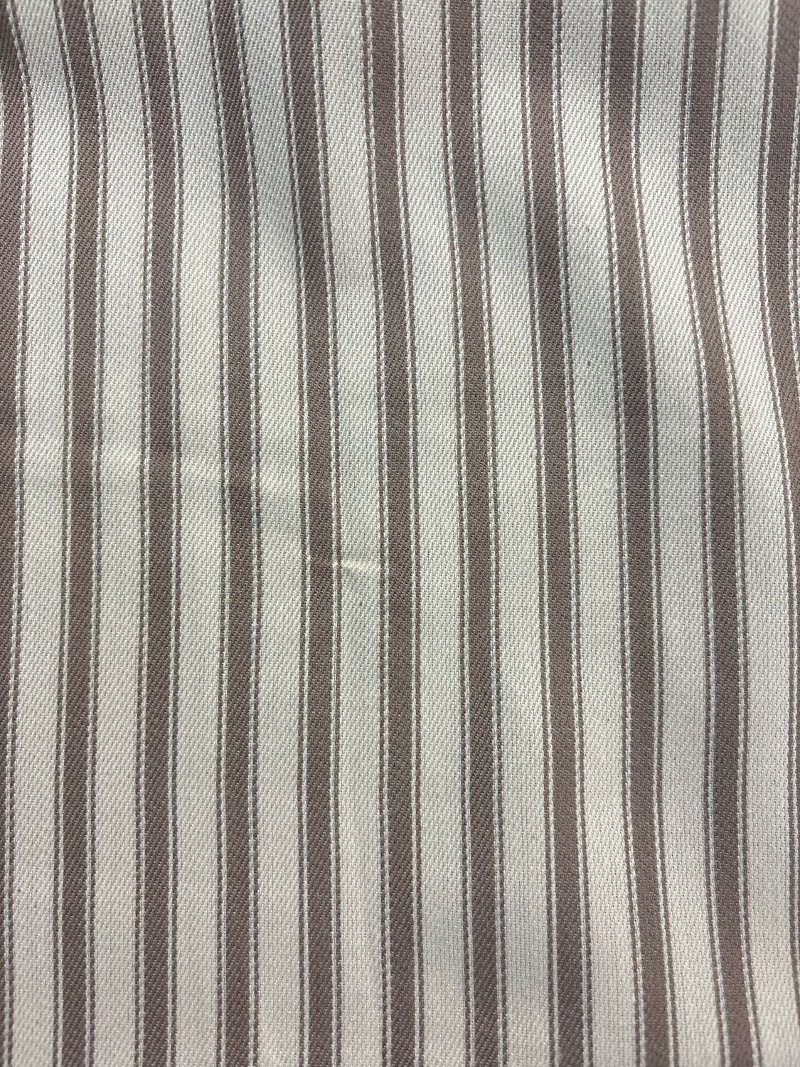 Lightweight Ticking Stripe Taupe