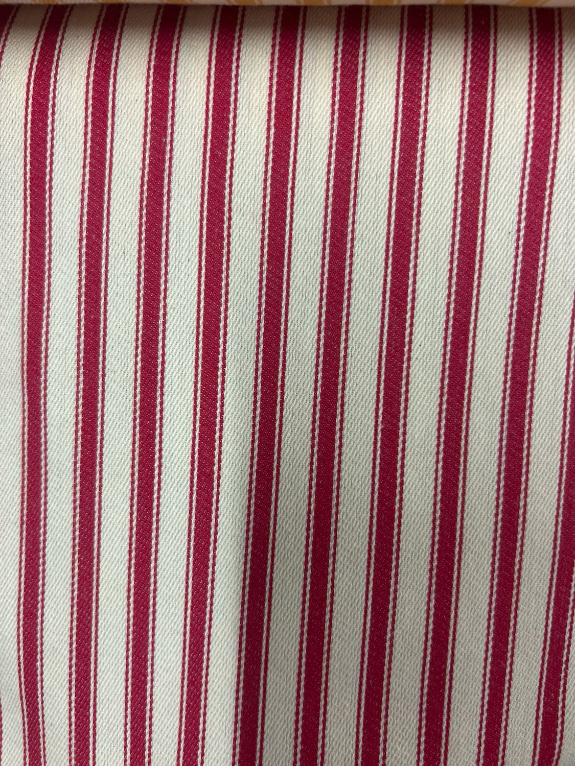 Lightweight Ticking Stripe Red