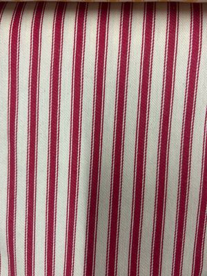Lightweight Ticking Stripe Red