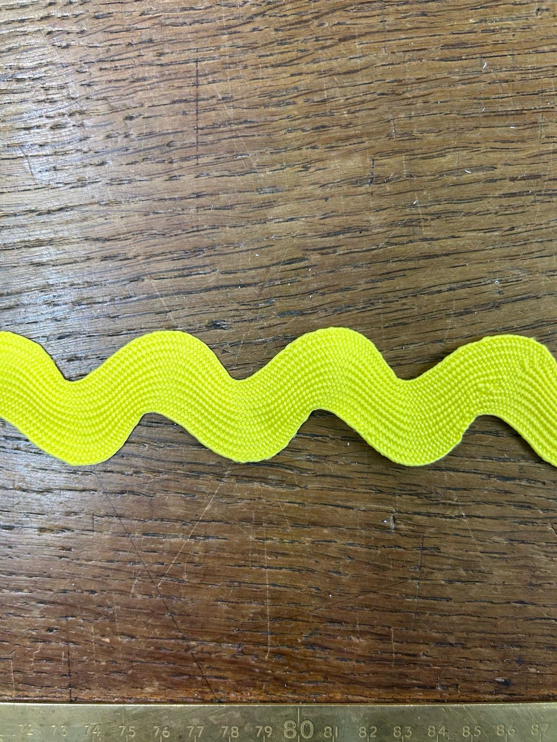 Yellow Jumbo Ric Rac 25mm