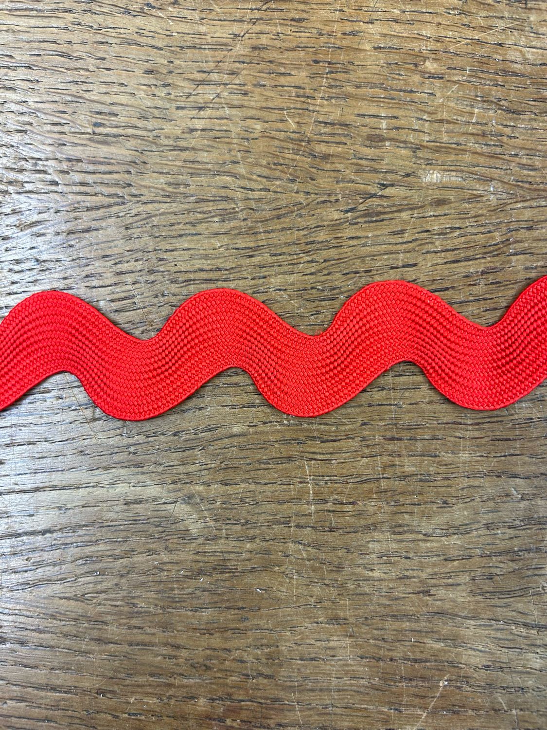 Red Jumbo Ric Rac 25mm