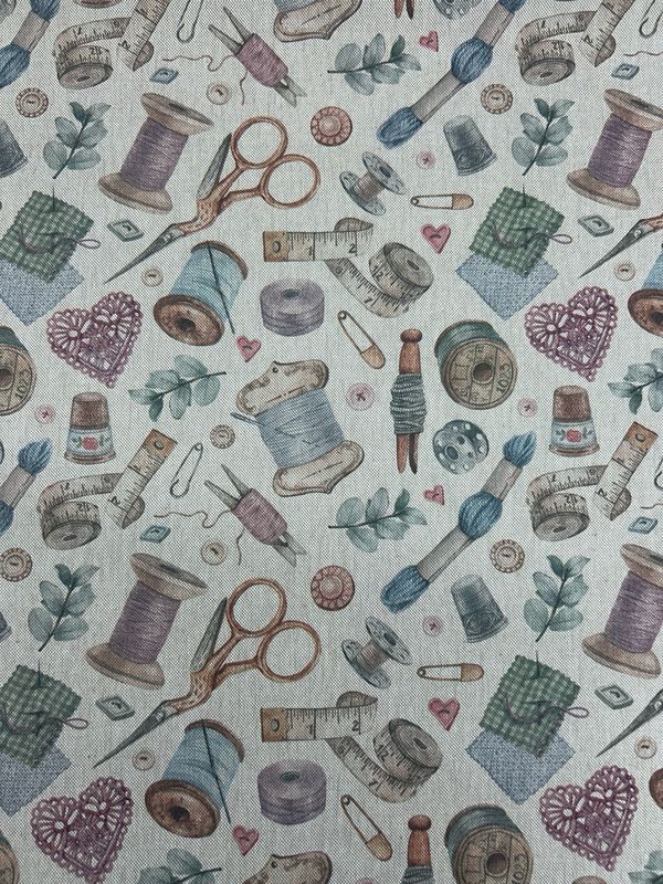 Digital Canvas Sewing Haberdashery