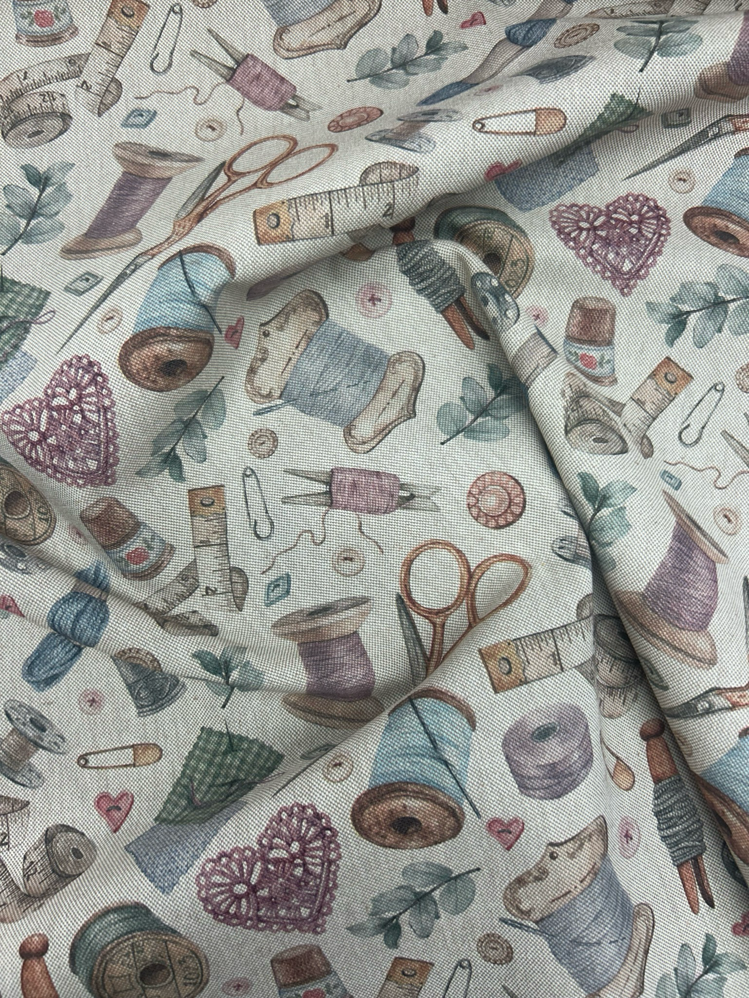 Digital Canvas Sewing Haberdashery