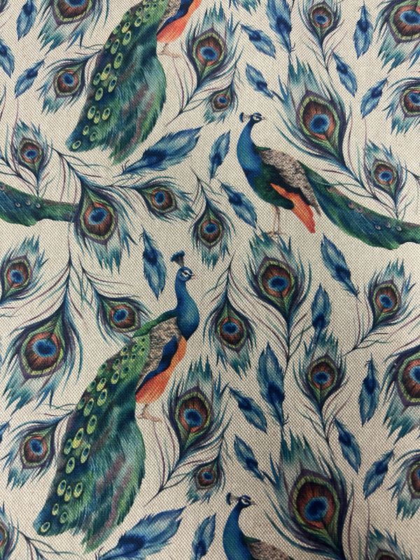 Digital Canvas Peacock