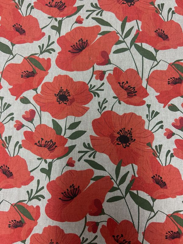 Digital Canvas Poppies