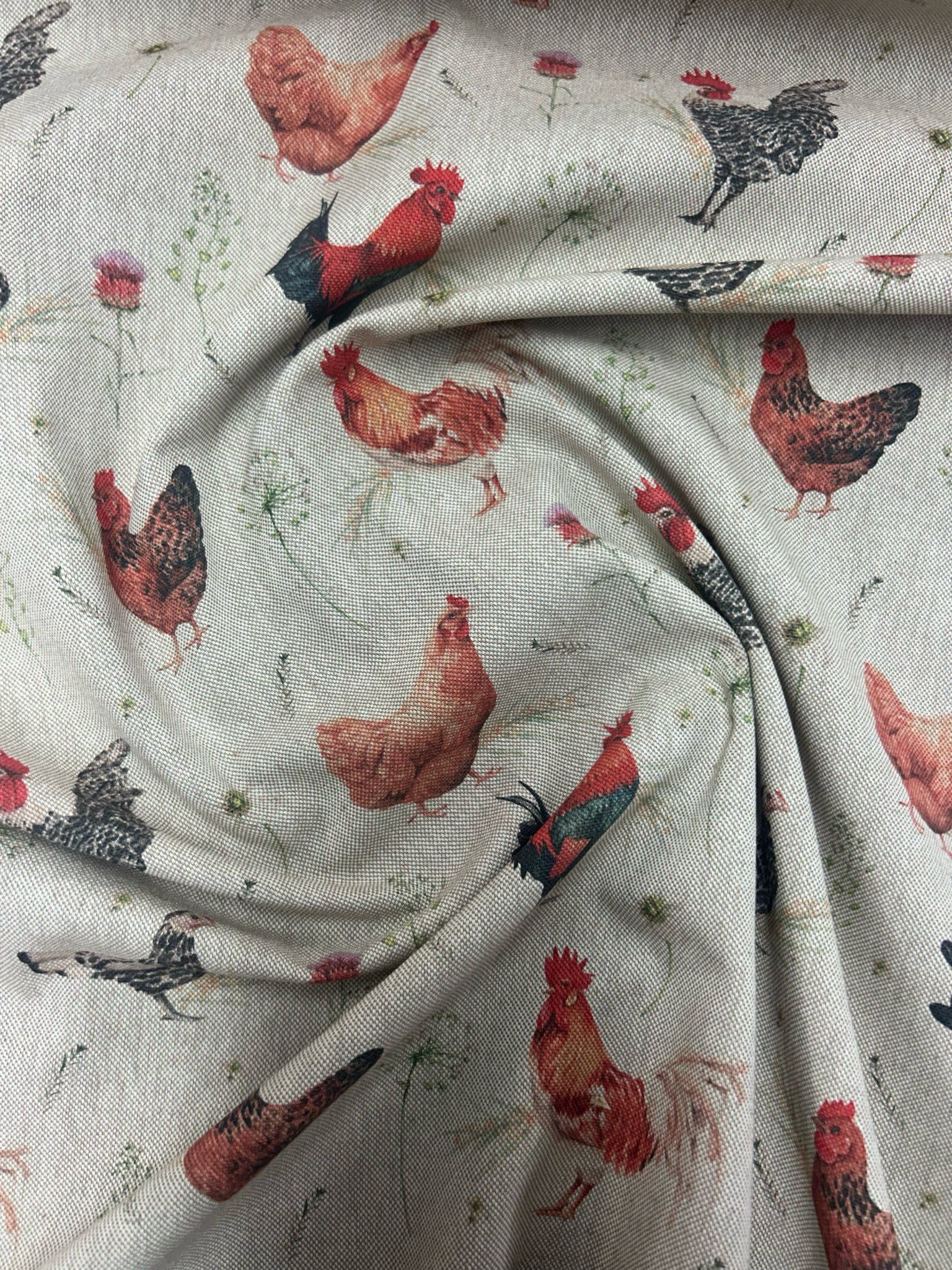 Digital Canvas Chickens