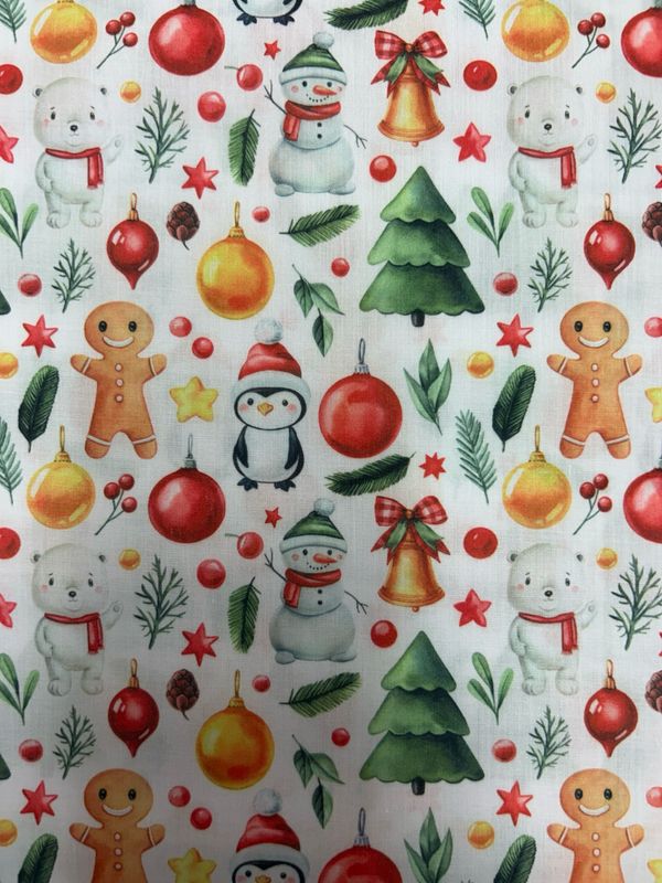 Christmas Gingerbread White