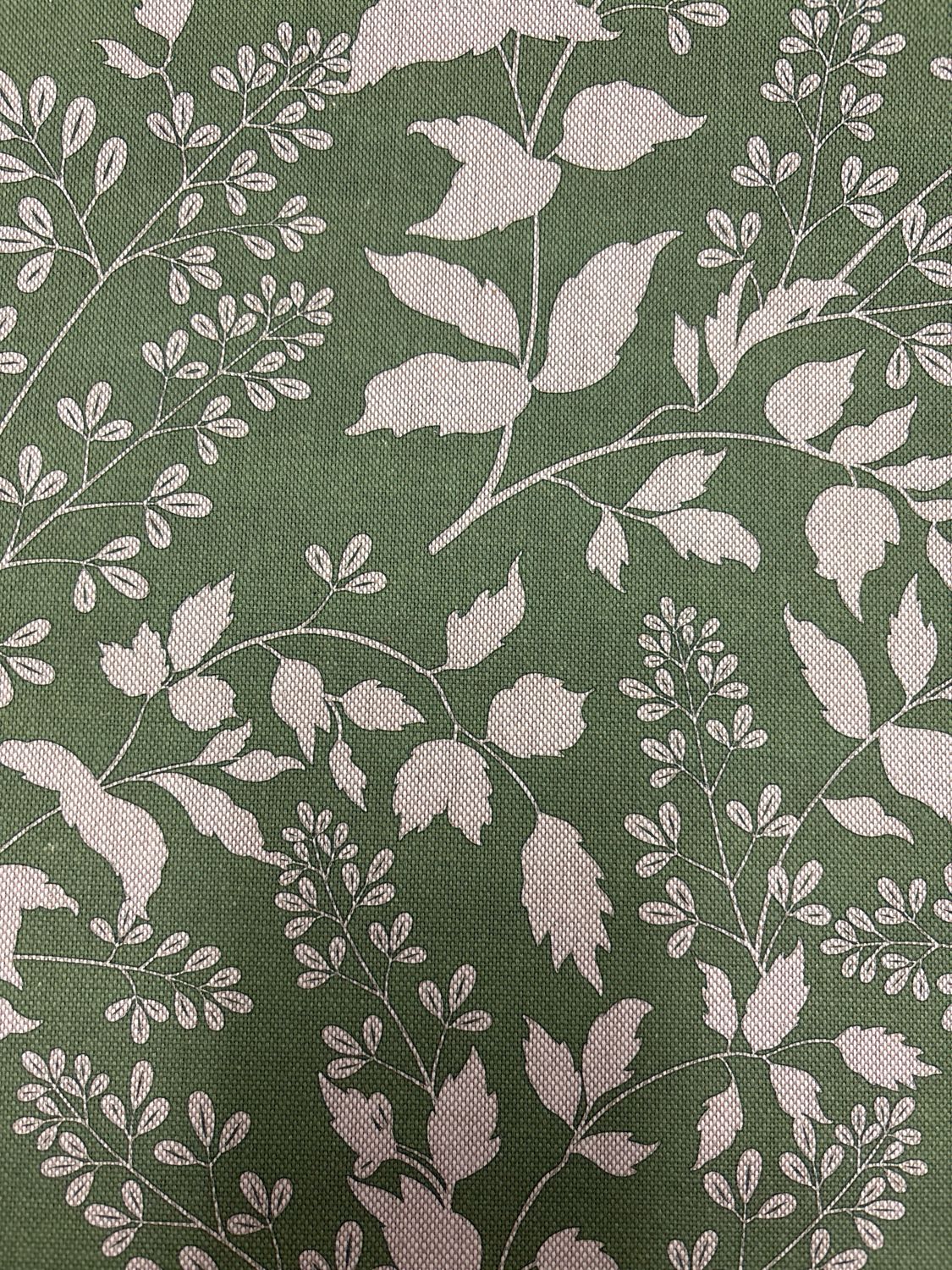 Digital Canvas Leaves Green