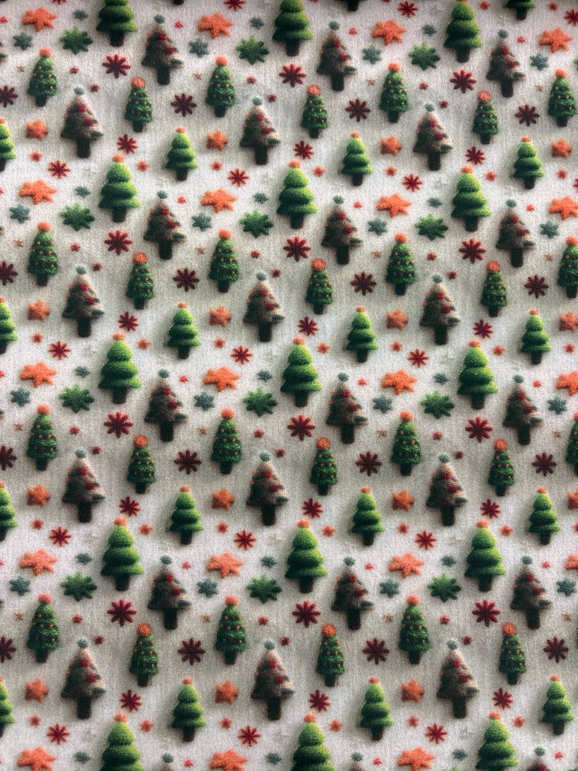3D Christmas Tree 100% Cotton