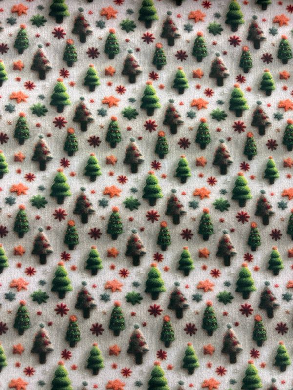 3D Christmas Tree 100% Cotton