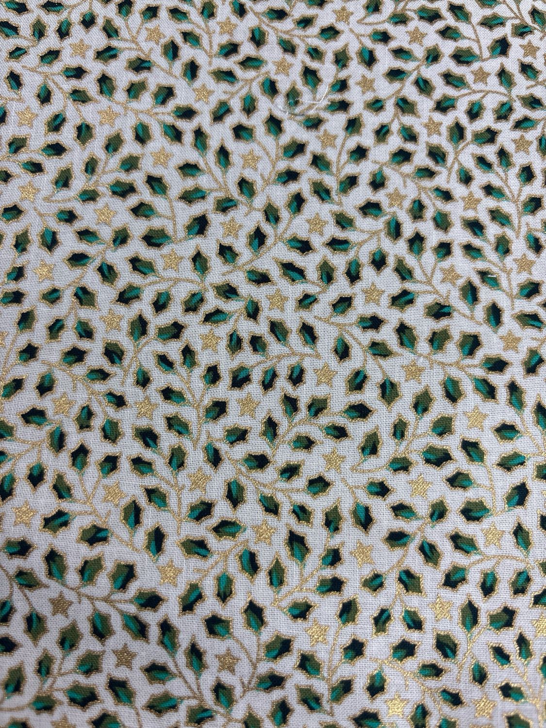 Mini Holly Cream 100% Cotton