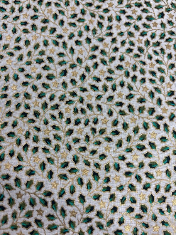 Mini Holly Cream 100% Cotton