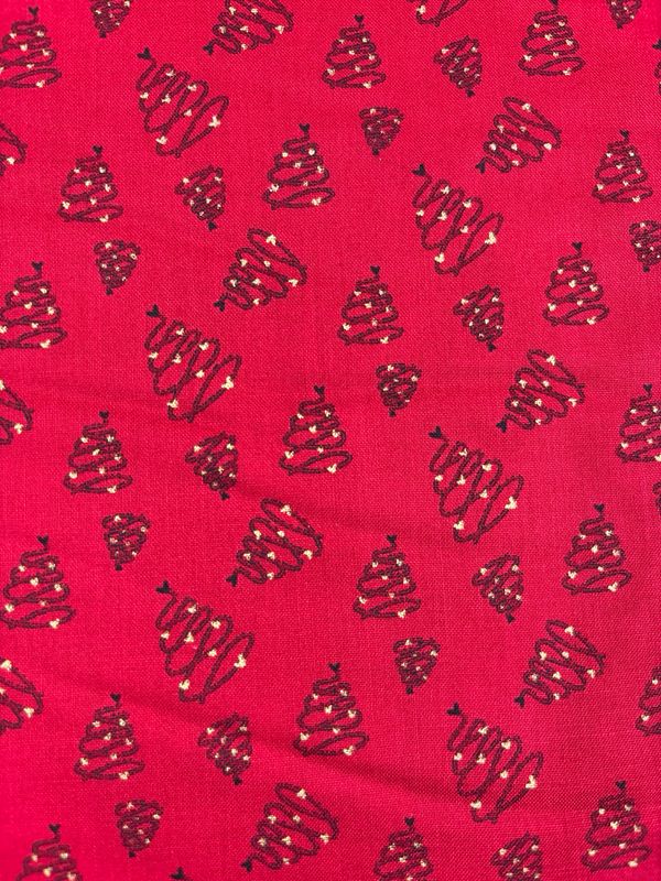 Christmas Tree Swirl 100% Cotton