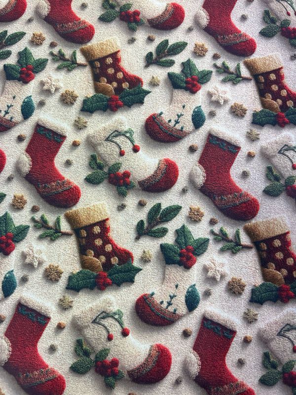 3D Stockings 100% Cotton