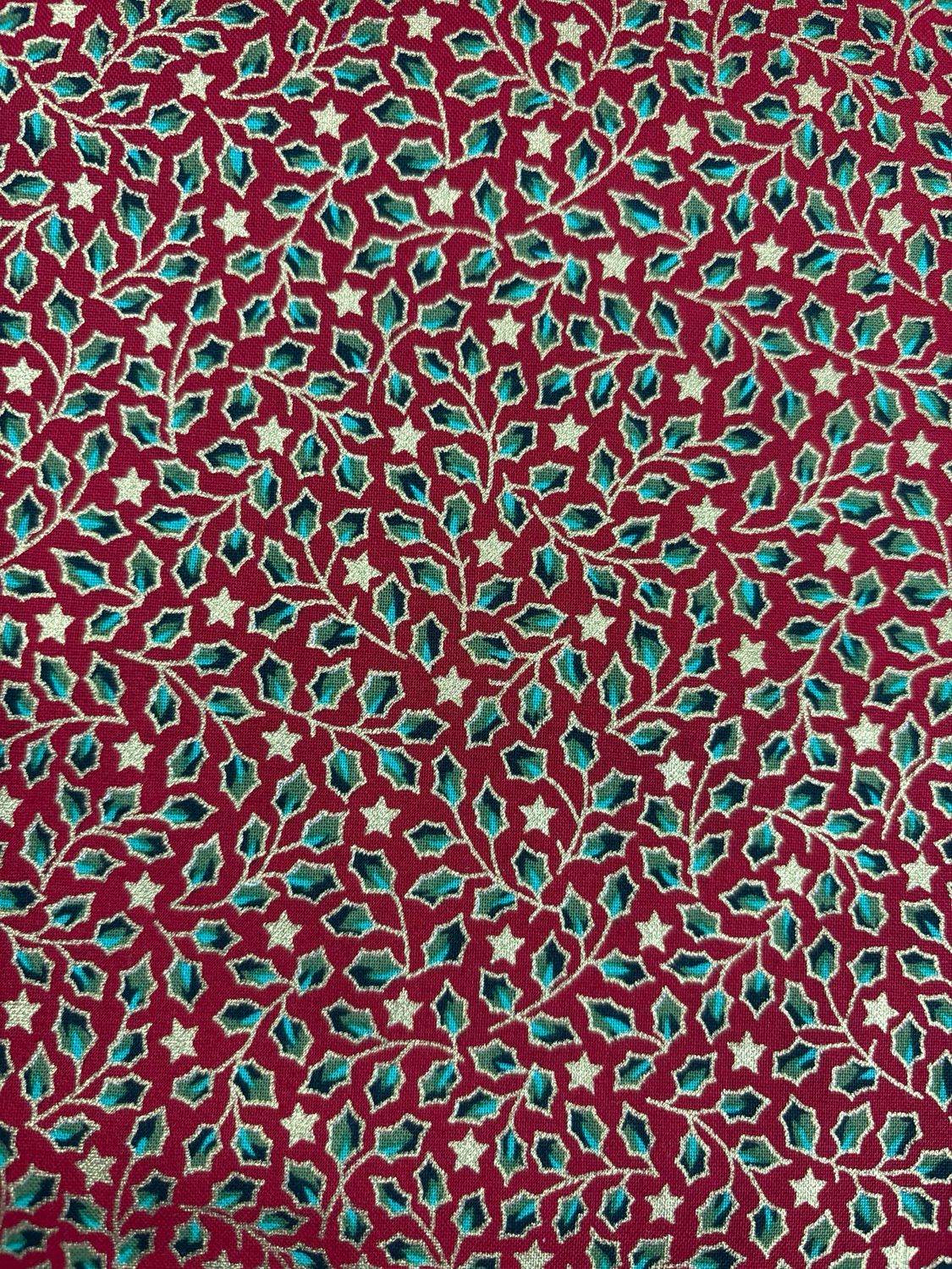 Mini Holly Red 100% Cotton