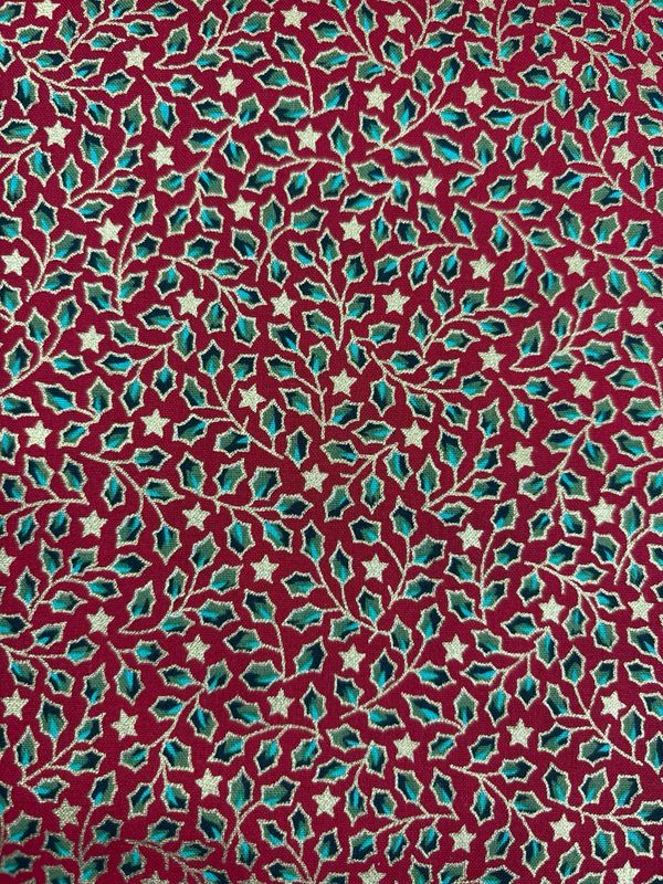 Mini Holly Red 100% Cotton