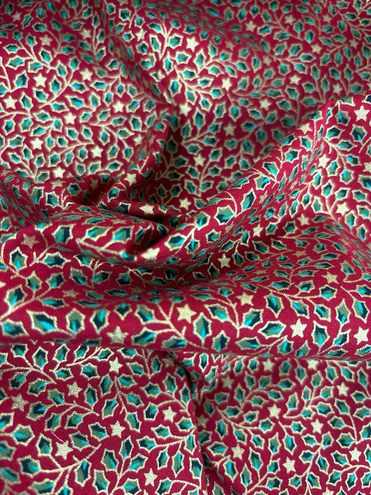 Mini Holly Red 100% Cotton