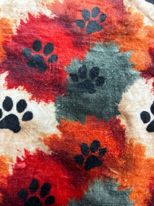 Paw Print Fleece