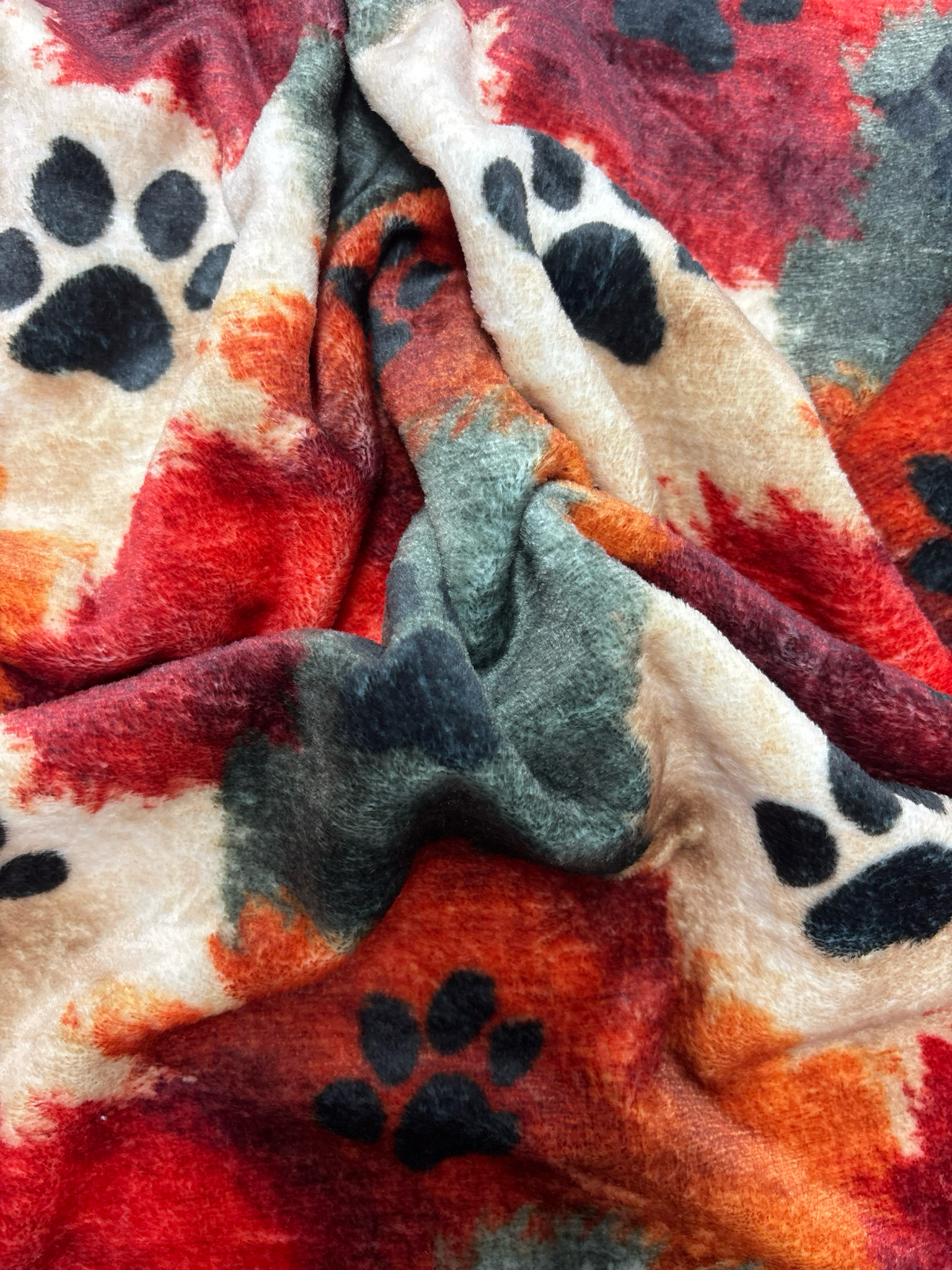 Paw Print Fleece