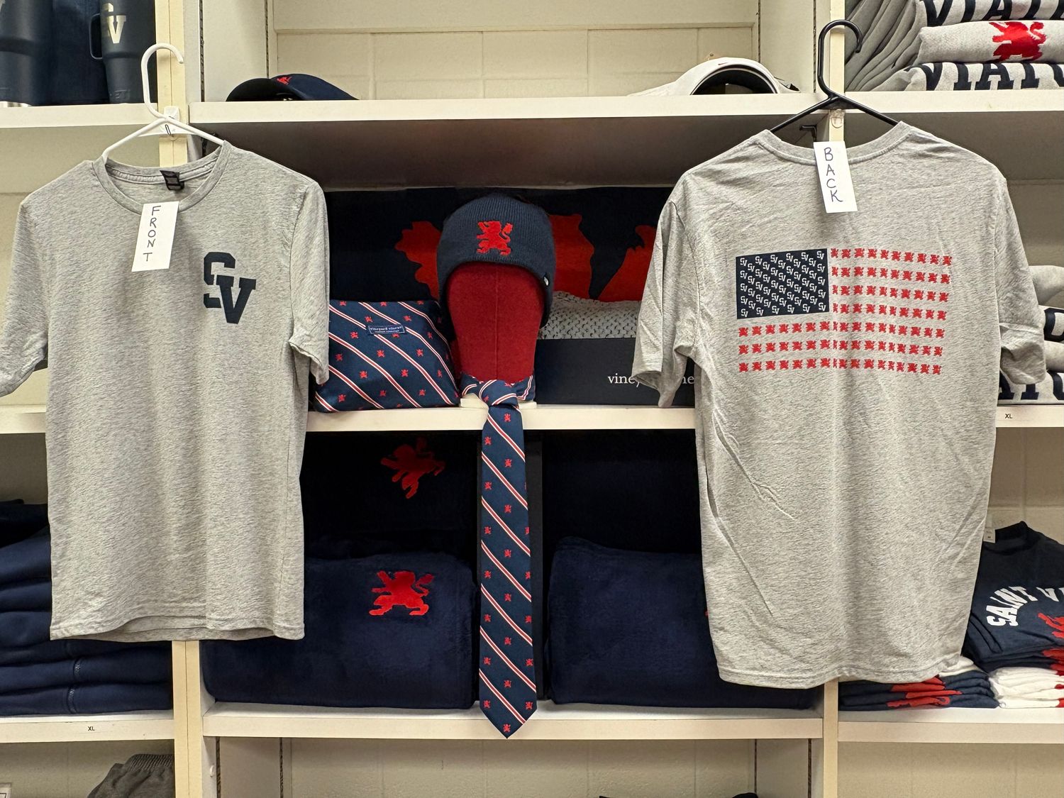 Saint Viator Flag Shirt - Gray