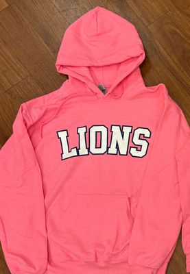 GILDEN HOODIE PINK LION WHITE/NAVY LETTERS GILDEN HOODIE PINK LION WHITE/NAVY LETTERS