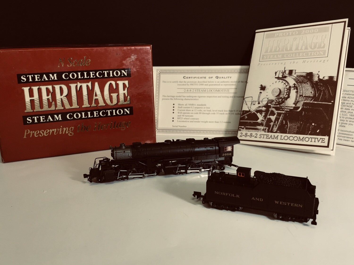 1:160 PROTO 2000 Heritage Steam Collection USRA 2-8-8-2