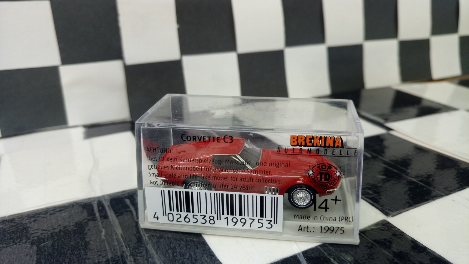 1:87 Brekina Corvette C3, Red, #19975