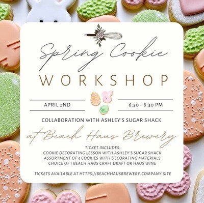 Cookie Decorating Workshop - April 2, 2024