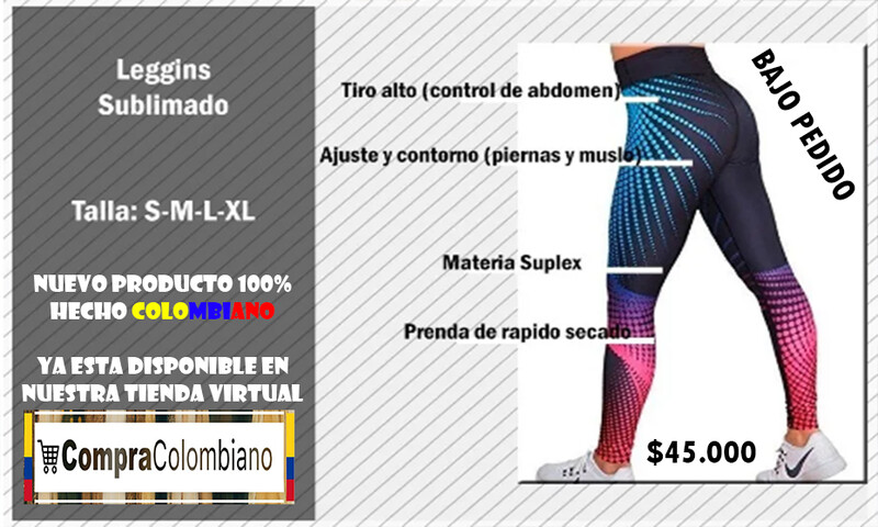 Leggins Lycra Deportiva Sublimada Para Mujer