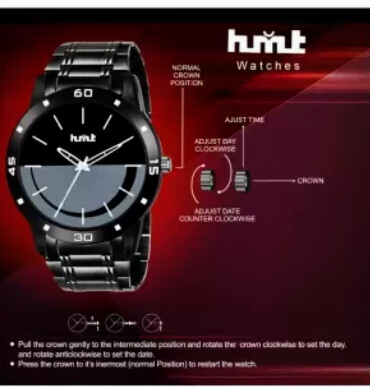 HMT steel watch