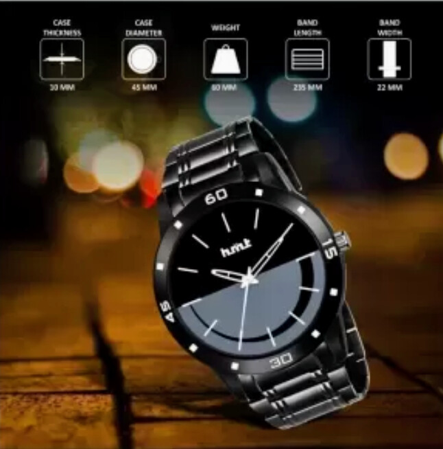 HMT steel watch