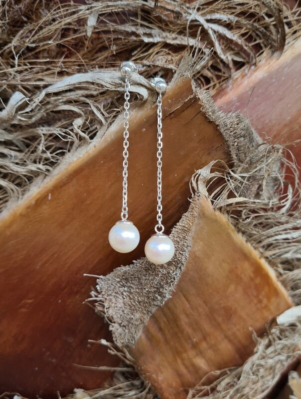 Pendientes largos "Grace"