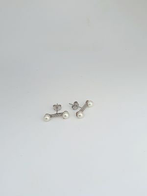 Pendientes &quot;Doble perla&quot;