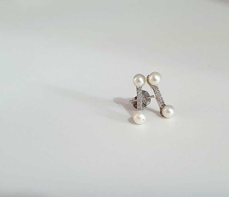 Pendientes &quot;Doble perla&quot;
