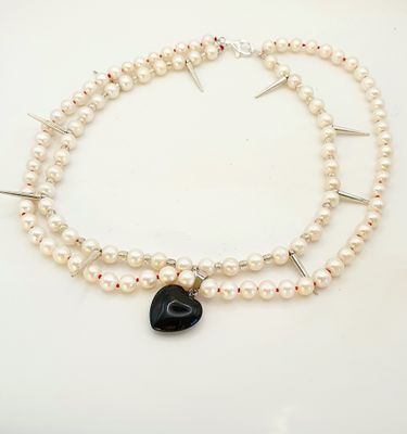 Collar &quot;Corazón Negro&quot;