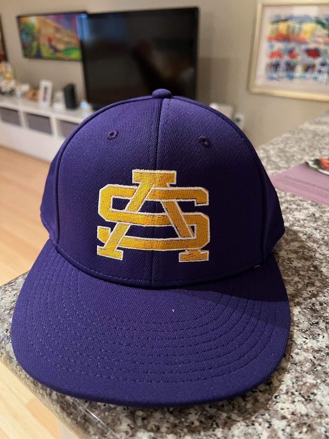 Purple “SA” Alumni Fitted Cap