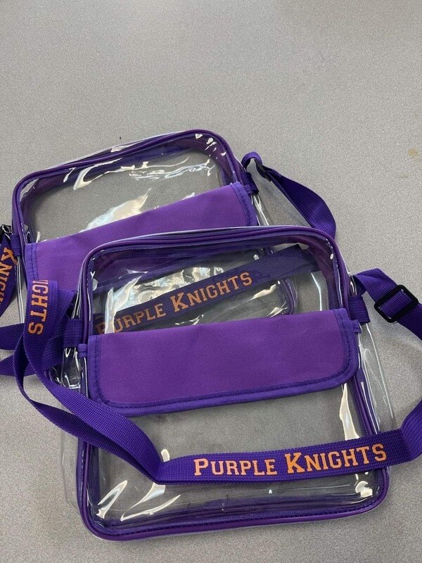 Stadium clear cross body bags