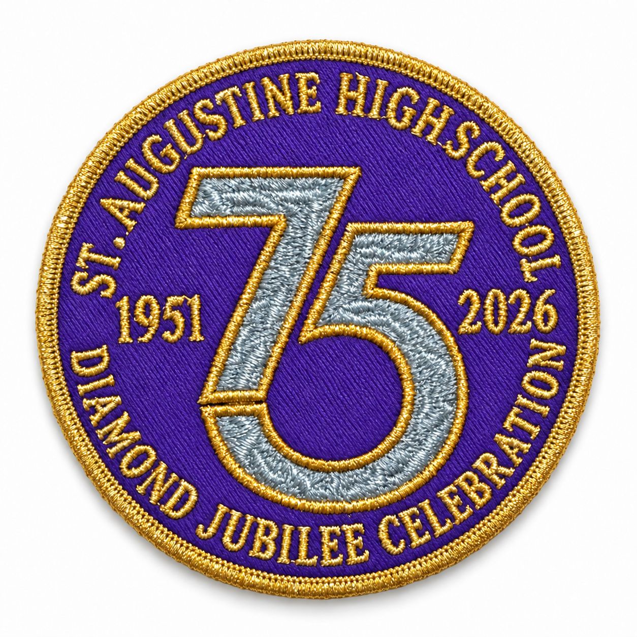 75th Anniversary Diamond Jubilee patch