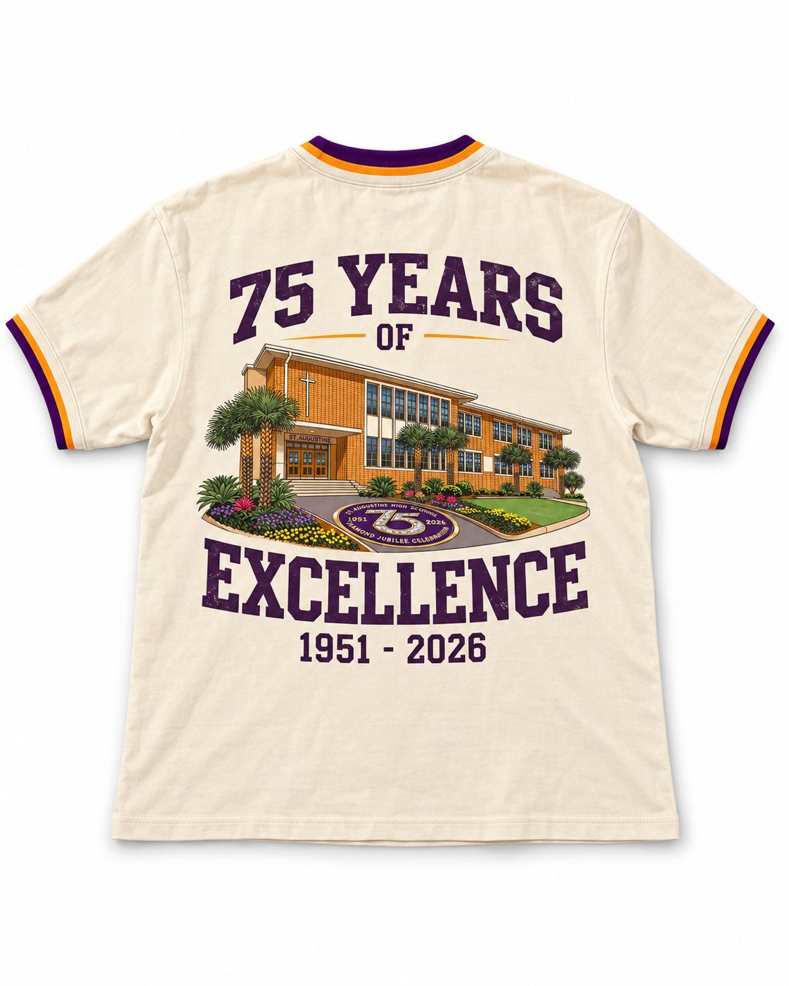 SA 75th Anniversary Distressed Heritage T-Shirt