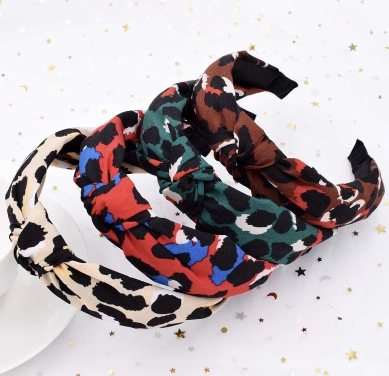 Multicolored Cheetah Headbands