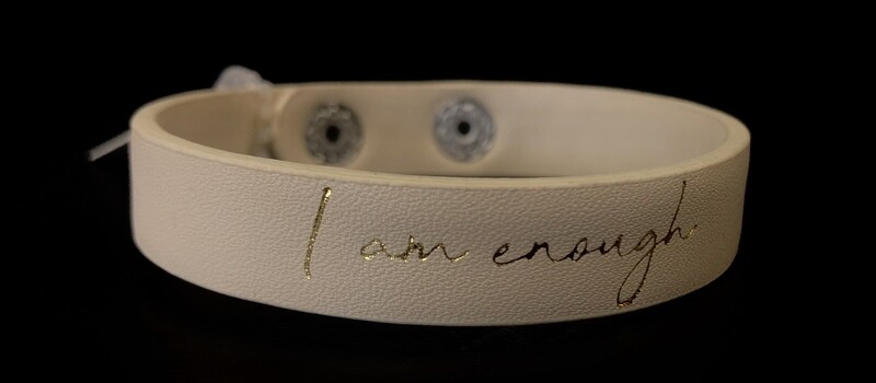 'I am enough' bracelet 