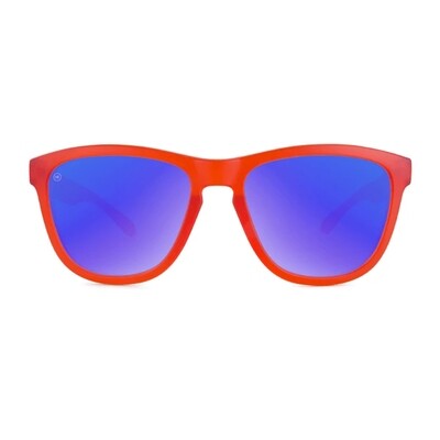 KNOCKAROUND KIDS FROSTED BRIGHT RED SUNGLASSES