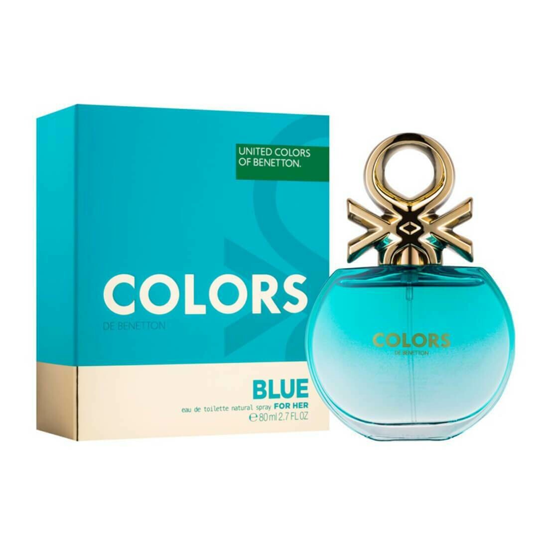 UNITED COLORS OF BENETTON/ COLORS BLUE FOR HER 80ML