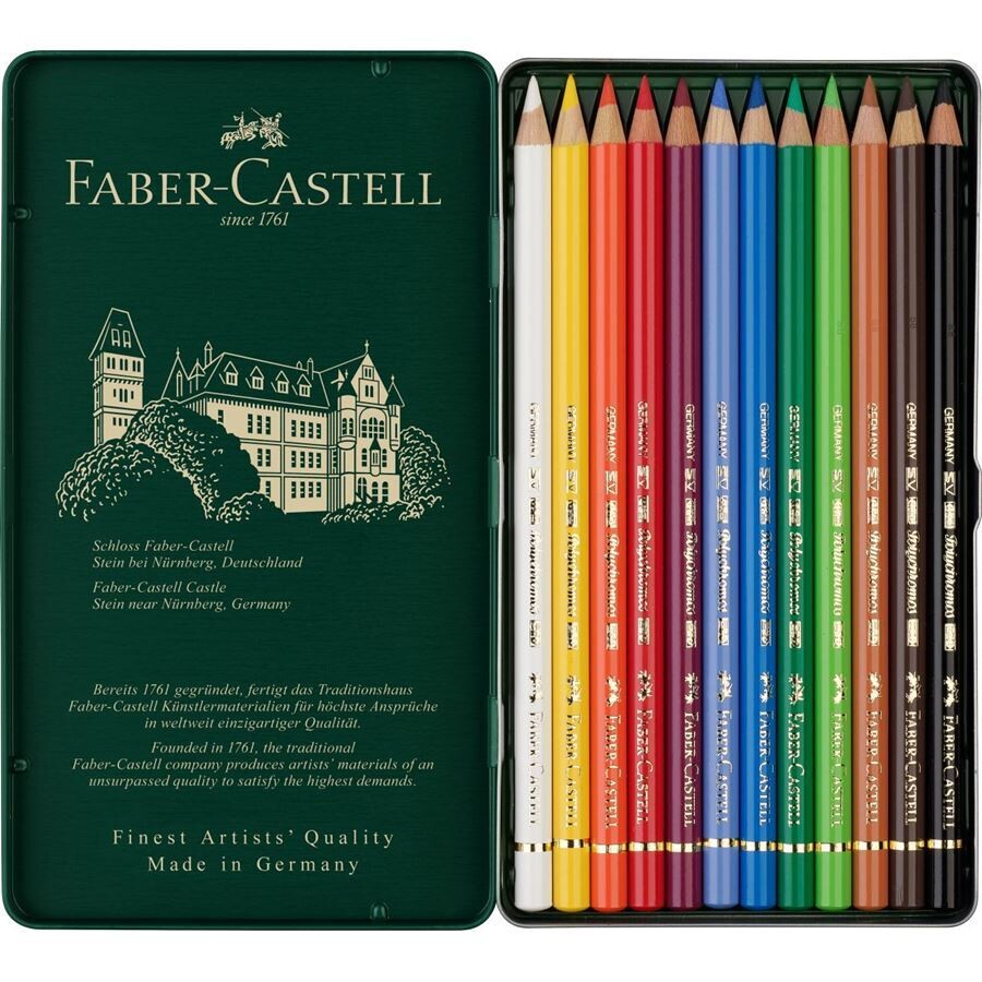 FABER CASTELL ESTUCHE 12 LAPICES DE COLORES