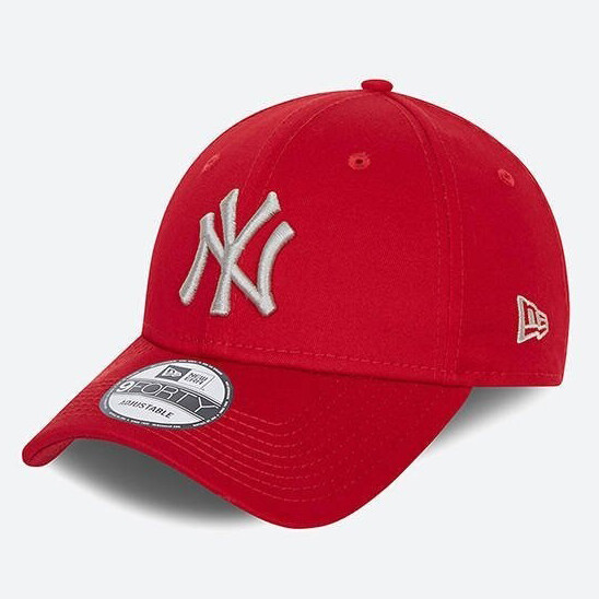NEW ERA 9FORTY NEW YORK YANKEES / AJUSTABLE / COLOR RED SILVER