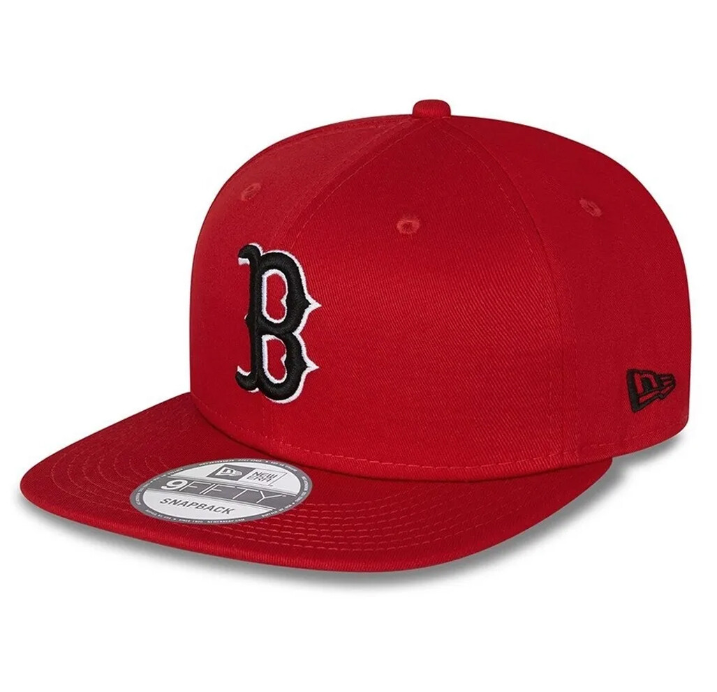 NEW ERA 9FIFTY RED BOSTON SNAPBACK / AJUSTABLE / COLOR RED