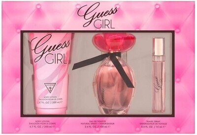 GUESS GIRL SET EDT 100ML + TRAVEL SPRAY + LOTION