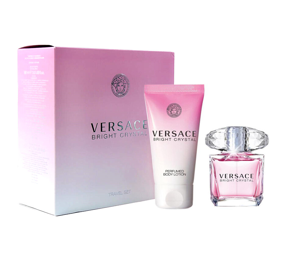 VERSACE BRIGHT CRYSTAL SET / EDT 90ML+BL