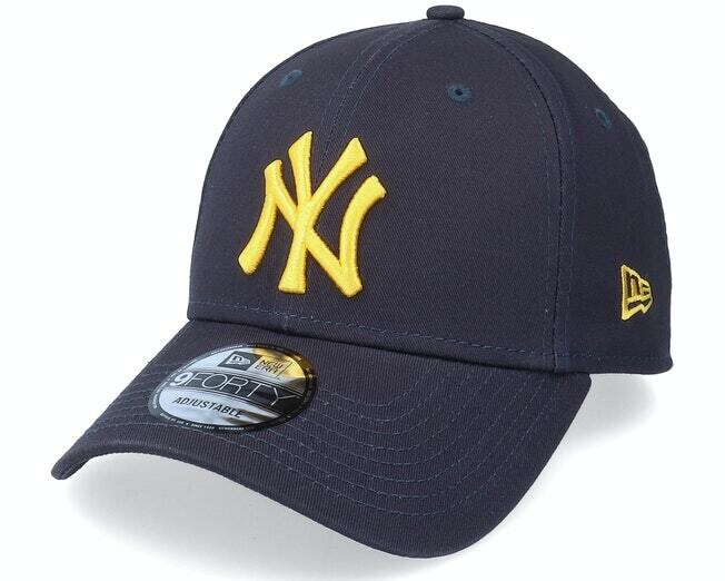 NEW ERA 9FORTY NEW YORK YANKEES CAP / AJUSTABLE / COLOR NAVY GOLD