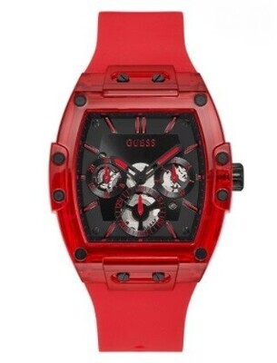 GUESS RELOJ PHOENIX / COLOR RED BLACK / CABALLERO